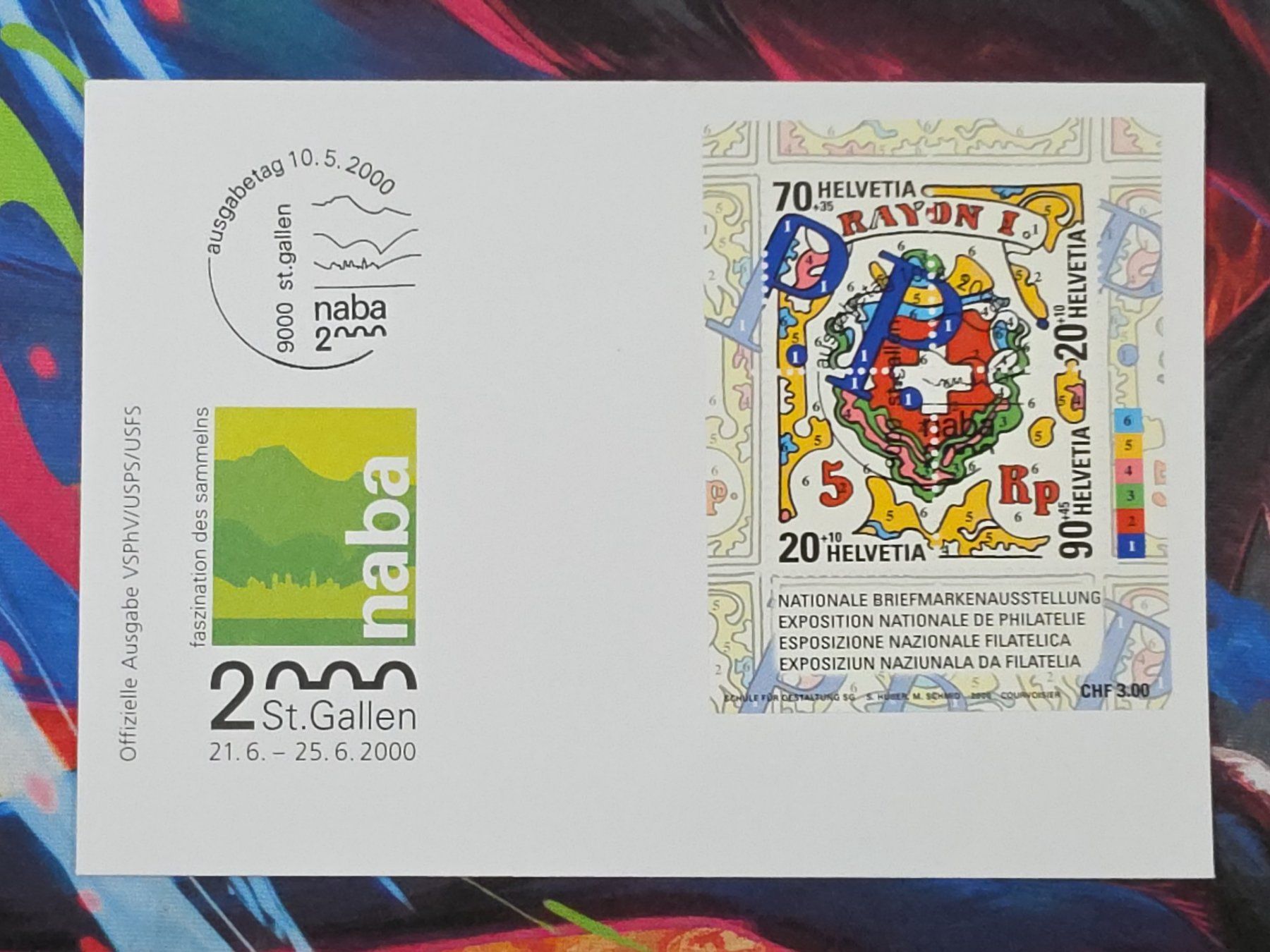 Tutti i francobolli: CL30 2x Enveloppe + Timbre Suisse 2000 – Usato da Cousset venduto da Patrick_Collections