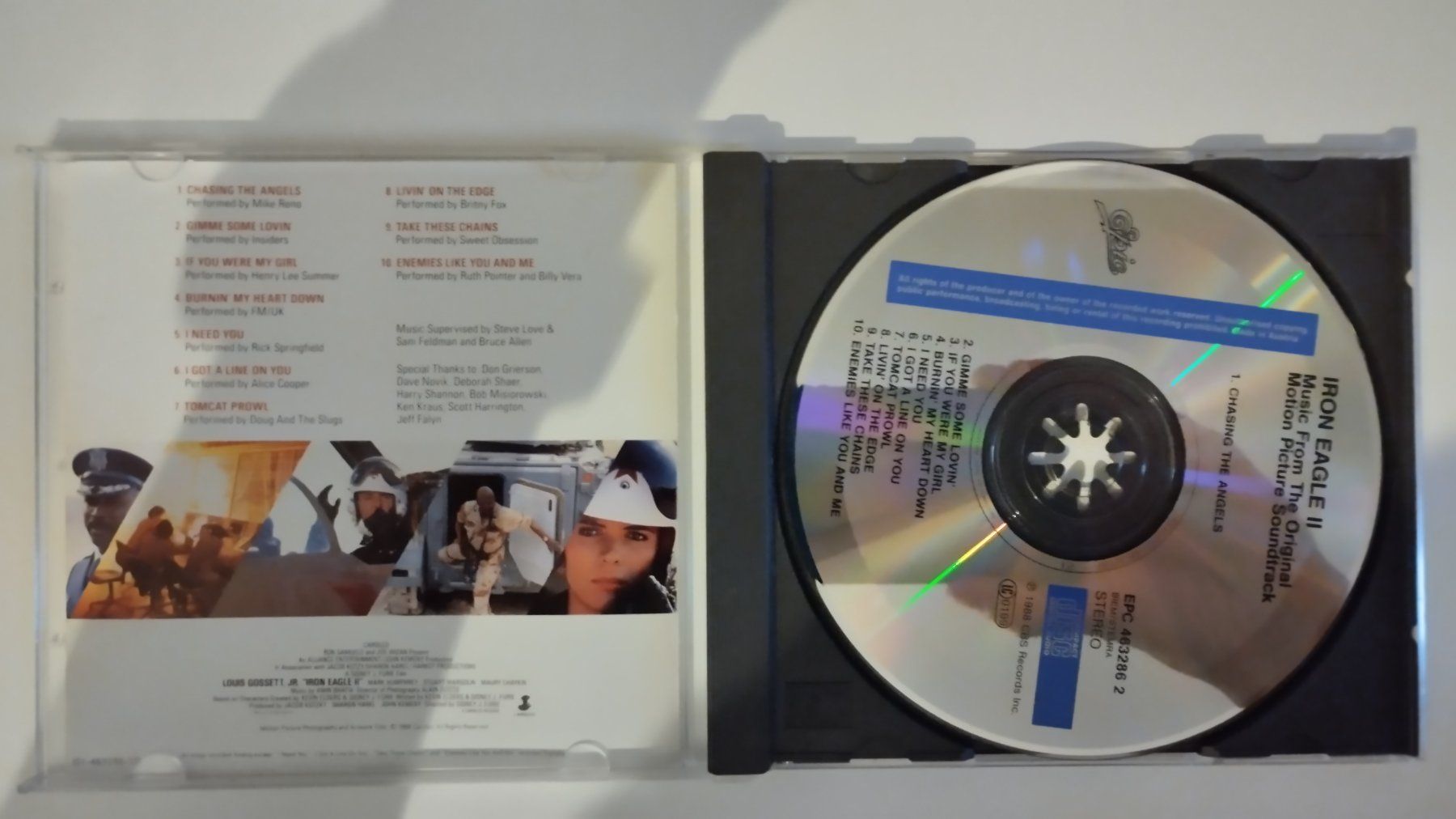 CD: IRON EAGLE 1 + 2 CD SOUNDTRACKS – Usato da Basel venduto da Bal-Sagoth 3