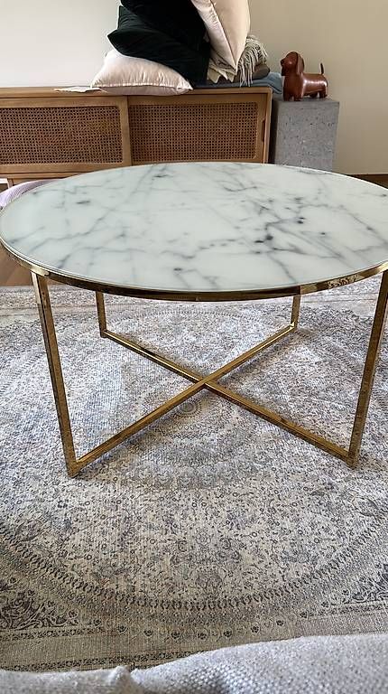 Tavoli: Couchtisch Marmoroptik Gold – Usato da Basel venduto da selinalivia 3