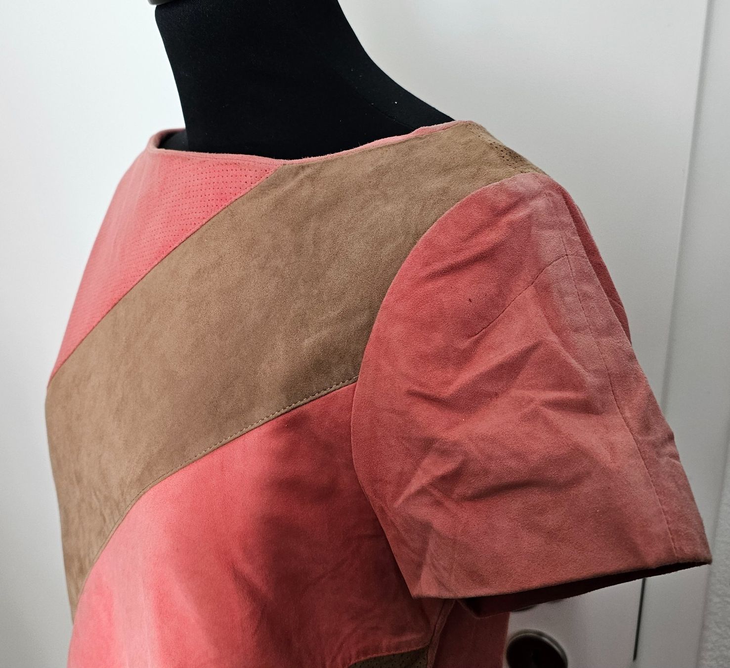 Vestiti: Robe en daim et coton - Taille 36 – Usato da Court venduto da Jovi2 2
