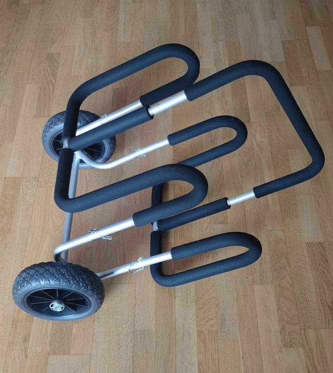 Sangle De Transport Réglable Pour SUP, Kayak, Planche De Surf - Avec Clips Et Porte-pagaie - Noir