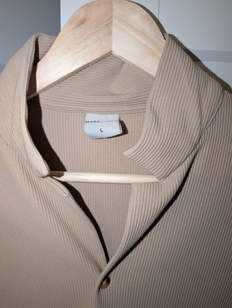 Maglia a costine beige  taglia L