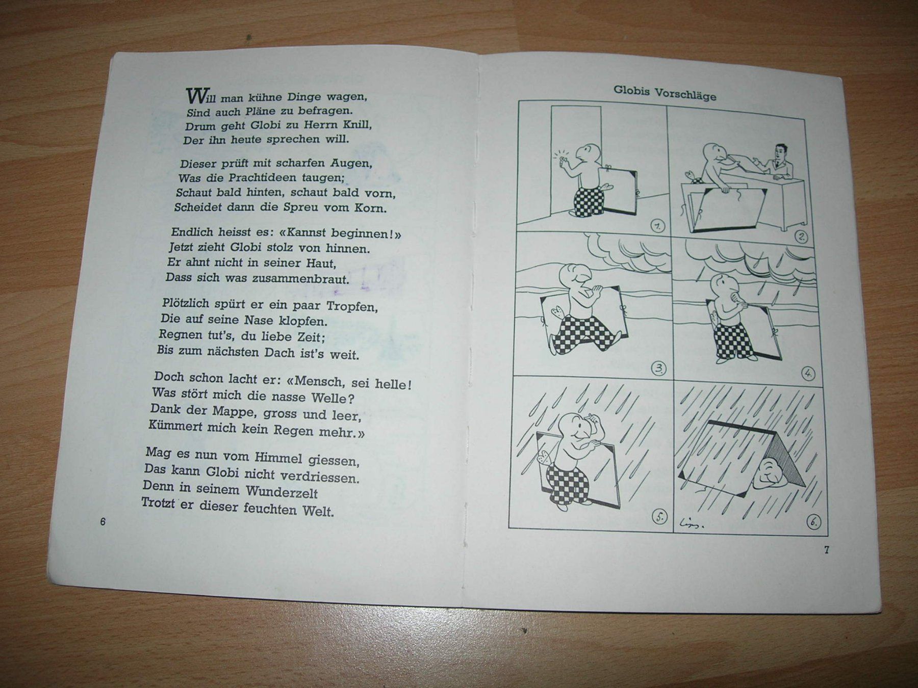 Comics: Globi, so ein Lausbub 1. Auflage 1971 – Gebraucht aus Hornussen von Corvette- 4
