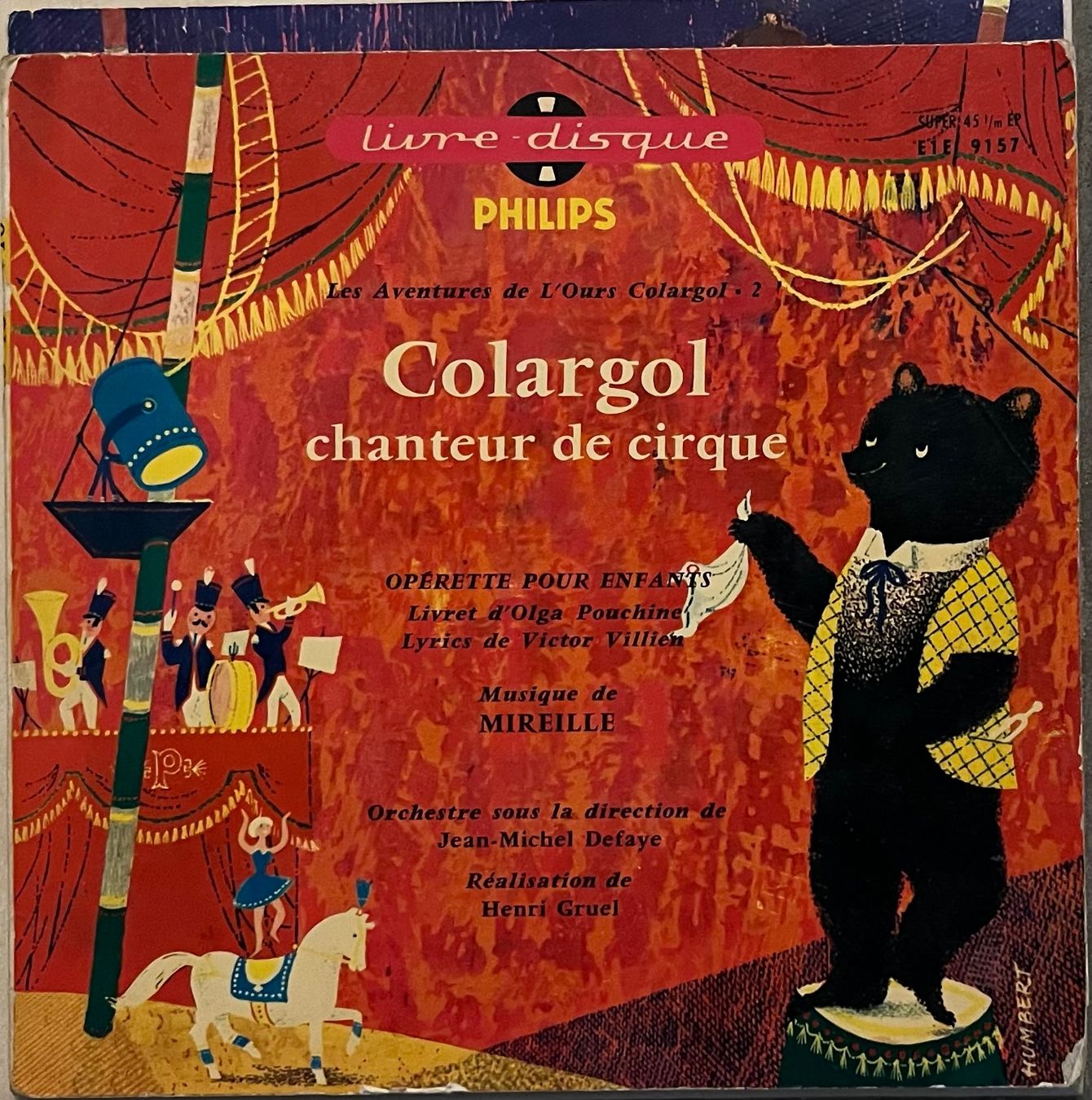 Schallplatten: COLARGOL CHANTEUR DE CIRQUE – Gebraucht aus Bussigny von vinyl-pas-cher