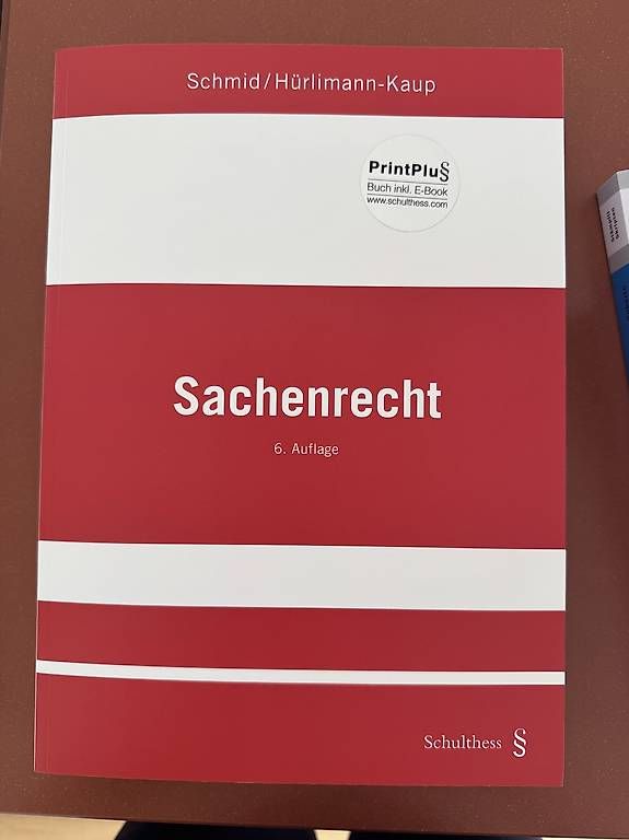 Libri: Sachenrecht Schmid/Hürrlann – Usato da Maienfeld venduto da monibo