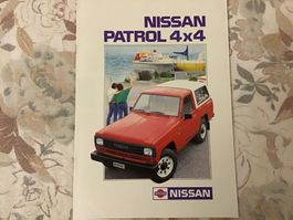 Nissan Patrol 4x4 Verkaufsprospekt April 1988