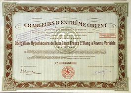 Chargeurs d'Extreme-Orient SA, Paris - 1922