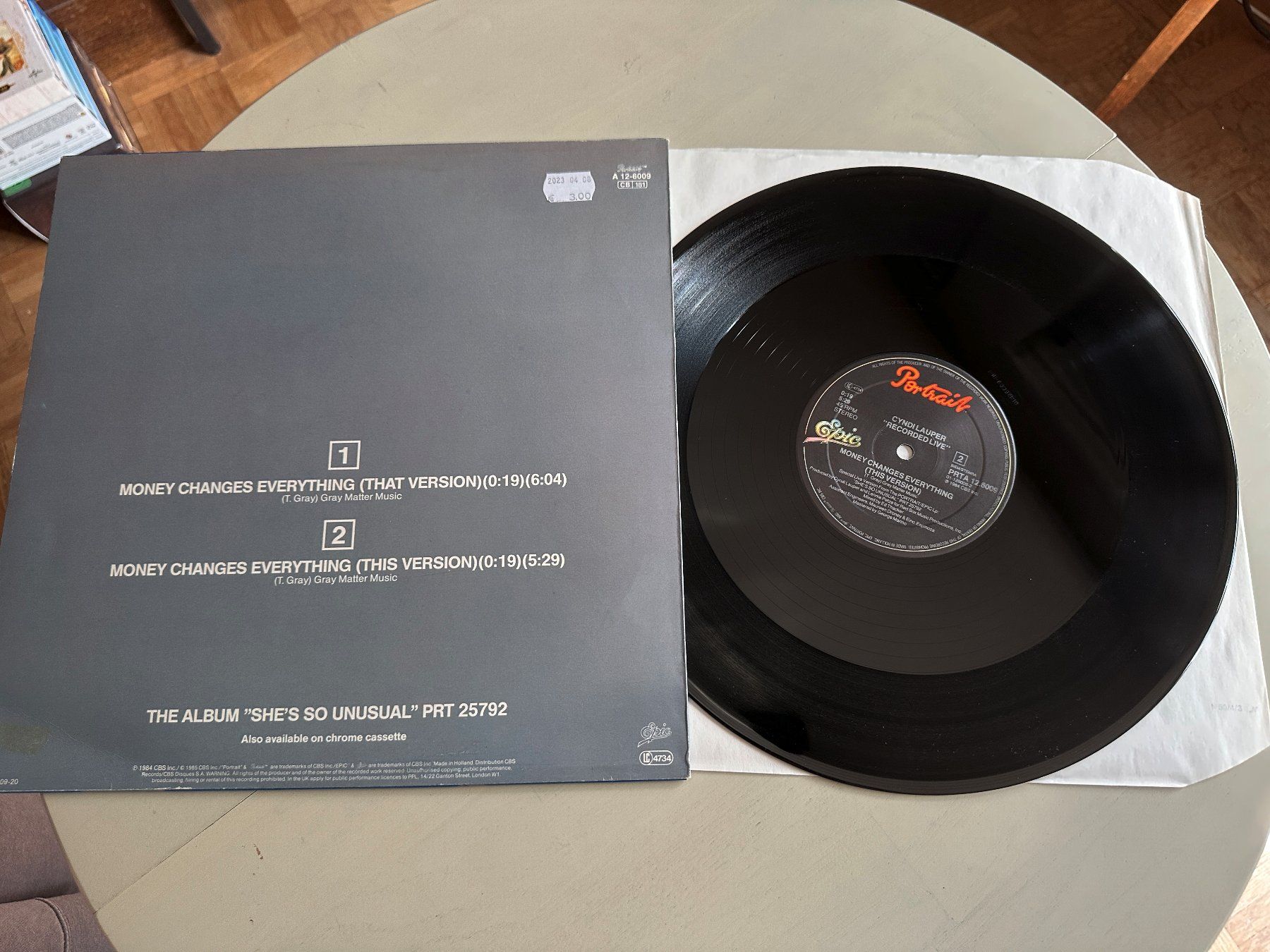 Vinyles: CYNDI LAUPER tolle Maxi Single Vinyl Money changes everythin – D'occasion à Basel par Partridge 1