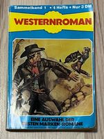 Alter WESTERN-ROMAN / Sammelband 1 / 4 Hefte / Guter Zustand
