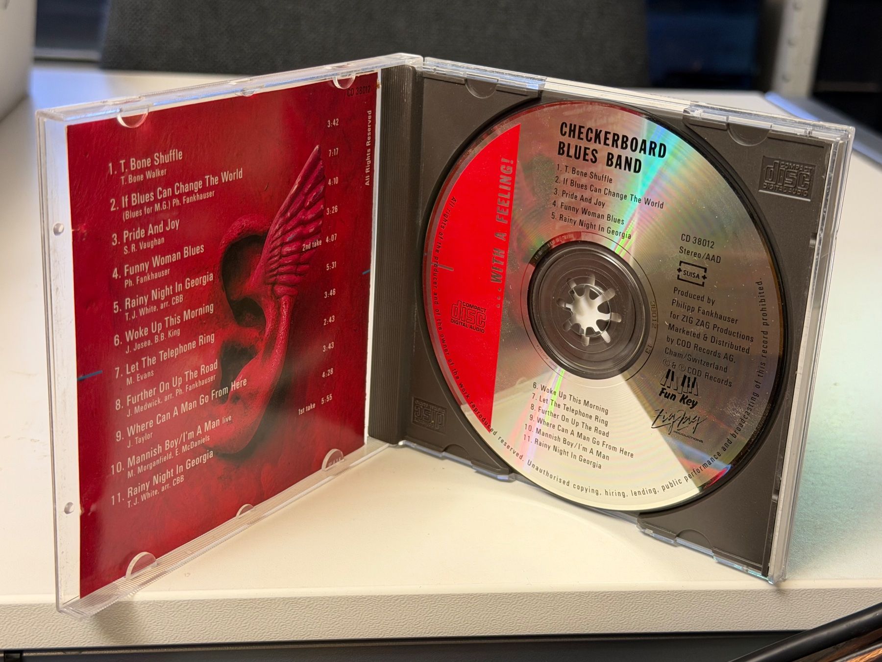 CDs: Checkerboard Blues Band - With a Feeling! - SRA04A – Gebraucht aus Küsnacht ZH von JazzRecords 2
