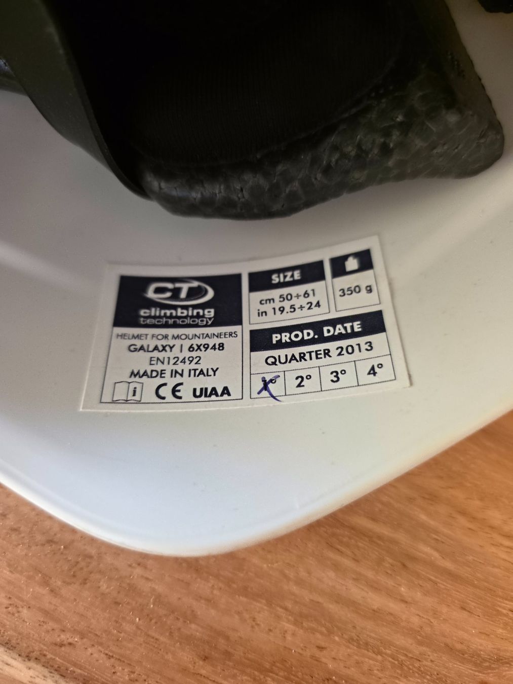 Helme: Kletterhelm mit Gopro Halterung – Gebraucht aus Rebstein von Memo-Moonstar 2
