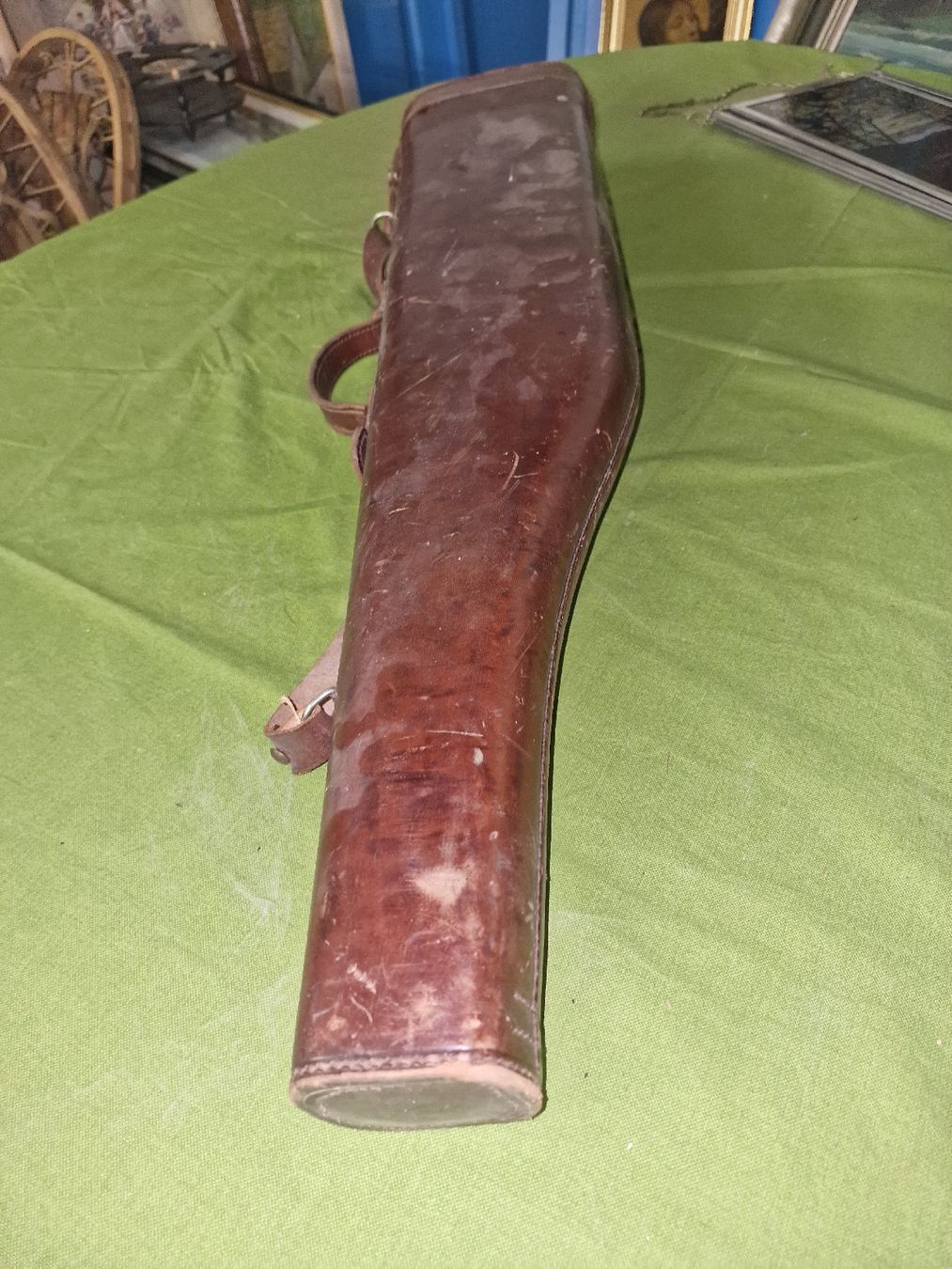 Borse: Leder Gewehrfutteral Jagd,  Gewehrtasche Antik – Usato da Uzwil venduto da BrokiFloh 8