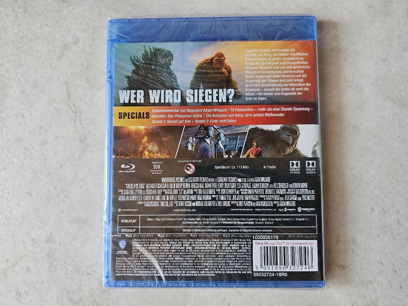 Tutti i DVDs: Godzilla vs. Kong  /  Bluray Fabrikneu – Nuovo e nell'imballaggio originale da Schneisingen venduto da backstore24 1