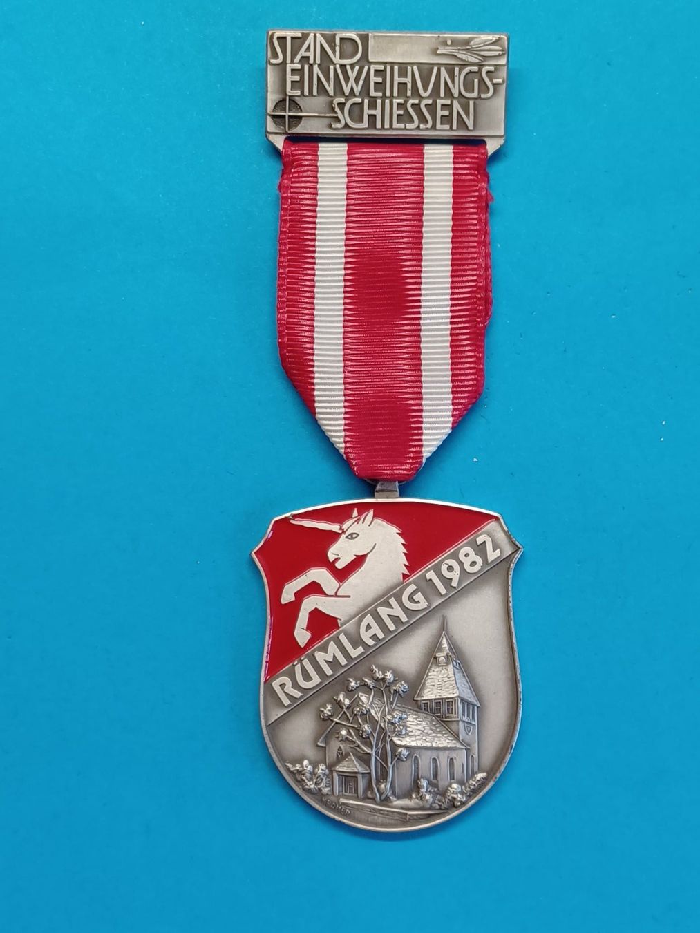 Medaillen: Rümlang Stand Einweihung Schiessen 1982  (E51) – Gebraucht aus Schwanden GL von  2