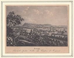 BRUGG, AQUATINTA 1835
