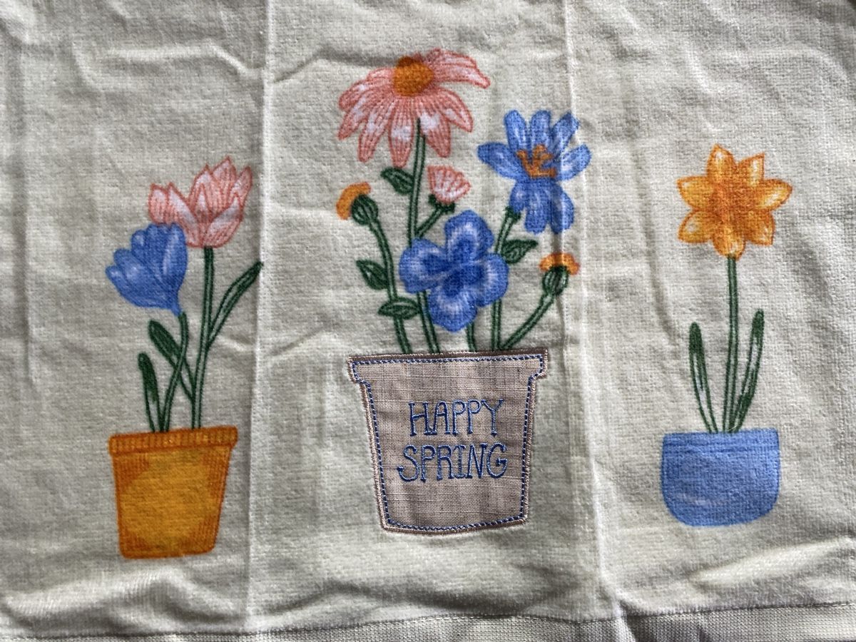 Linges de cuisine: Spring Kitchen Towel with Flower Pots – Neuf avec emballage d'origine à Buttikon SZ par Maxwelltime 1