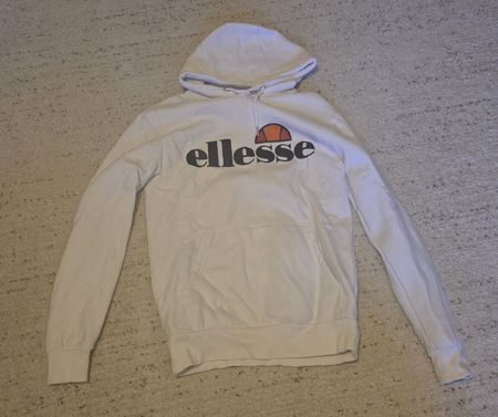 Sweat à capuche Ellesse blanc, taille S