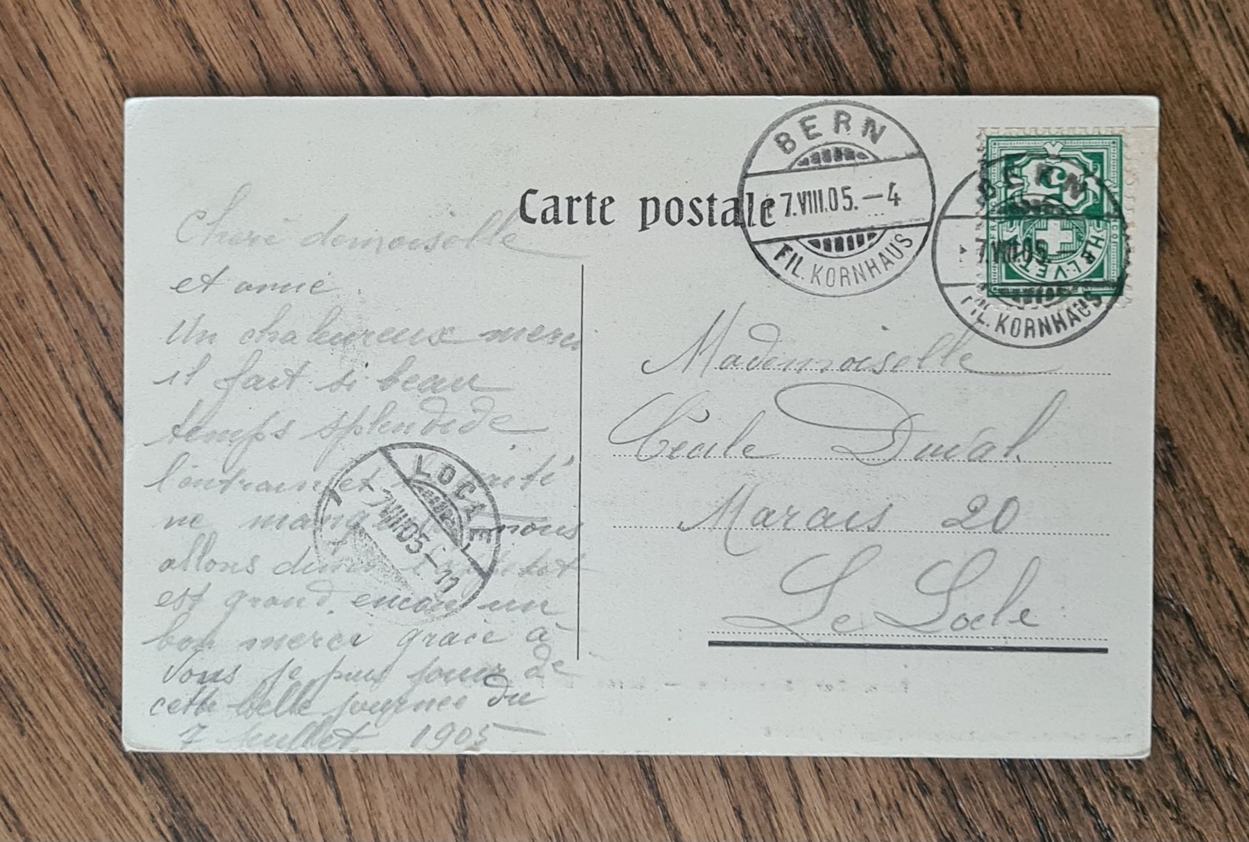 Cartoline postali: Bärengraben Bern 1905 – Usato da Ebikon venduto da Donar50 2