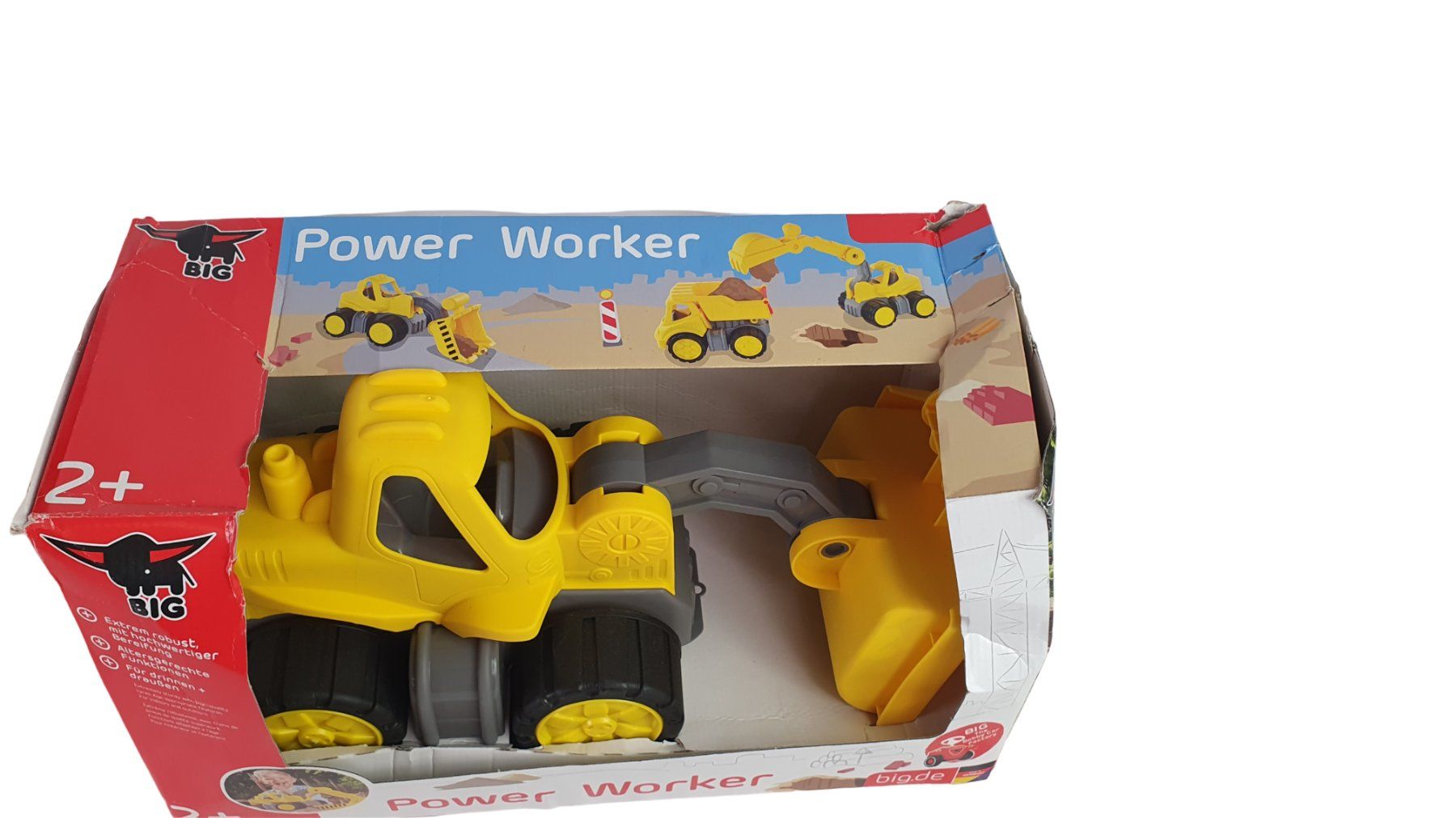 Big Spielzeuge: POWER WORKER Bagger – Gebraucht aus Wangen b. Olten von Restwert_Wangen