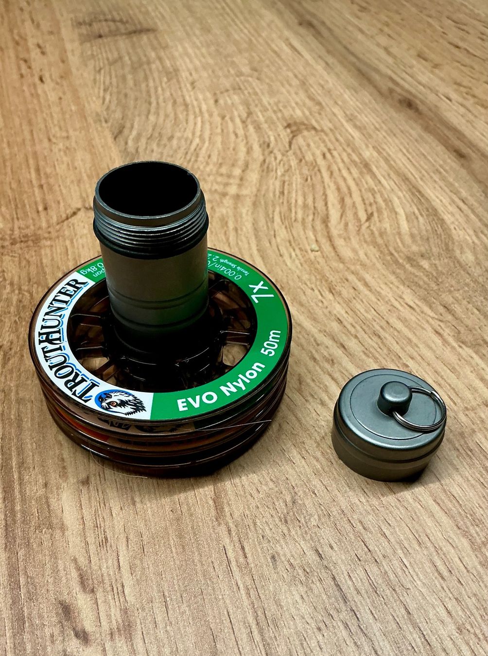 Esche: Trout Hunter / Tippet Holder / grau / Fliegenfischen – Usato da Domat Ems venduto da allblack01 3