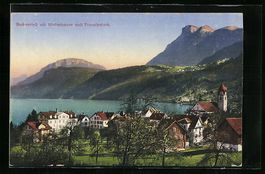 Beckenried, Ortspartie mit Niederbauen u