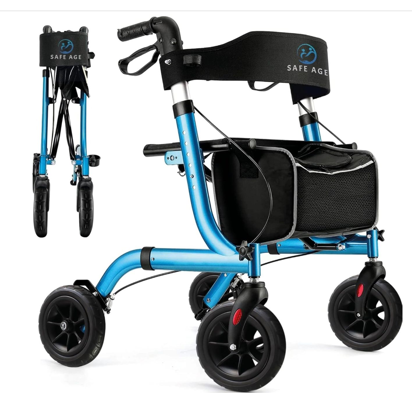 Ausili per la deambulazione: Age Rollator faltbar und leicht mit Sitz – Nuovo e nell'imballaggio originale da Mellingen venduto da Samiross
