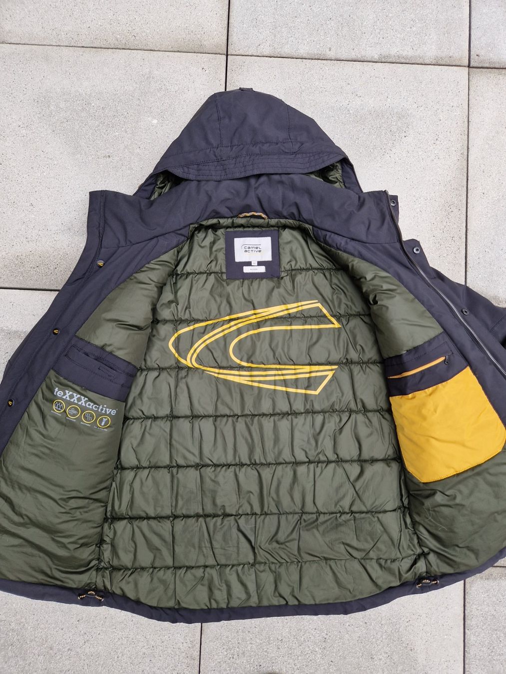Camel Giacche: Camel Active Winterjacke, Grösse 52, Grau, Top Zustand! – Usato da Winterthur venduto da Marcello66 5