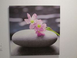 2 Stk. - Bild  Orchidee und Rose