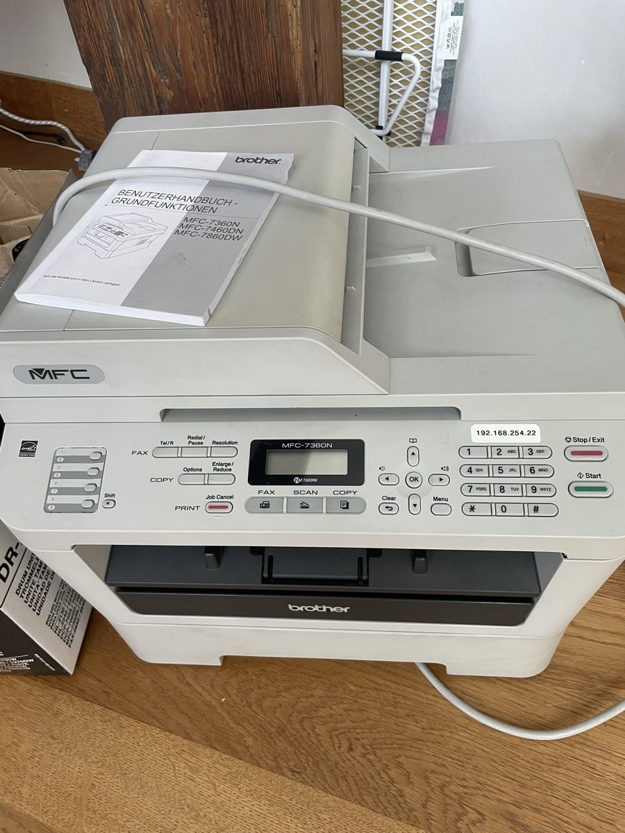 Brother Stampanti: Multifunktions-Drucker s/w Brother MFC-7360N – Usato da Burgdorf venduto da JoMeSch