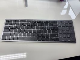 Dell Tastatur kabellos grau QWERTZ Layout guter Zustand