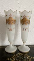 Antike Dekovasen aus Glas (Frankreich), um 1900