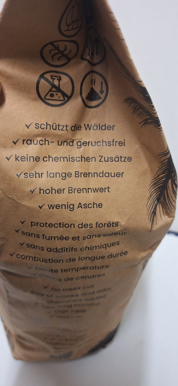 Articoli in legno: Grillkohle Kokosschale – Nuovo (secondo la descrizione) da Brugg AG venduto da bacbac5757 3