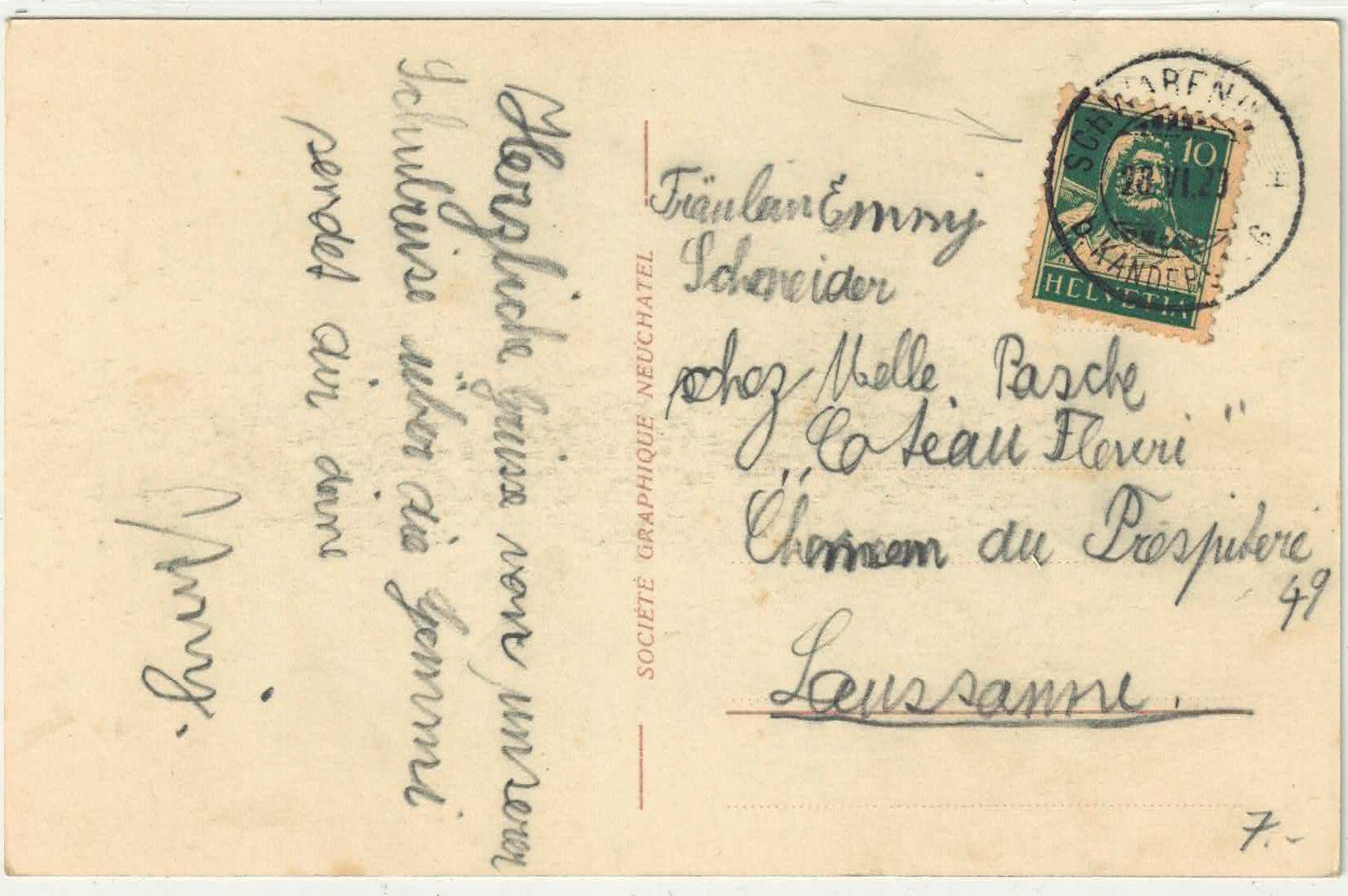 Cartoline postali: Gemmi - Hotel Schwarenbach – Usato da Ettingen venduto da Kartenplanet 1
