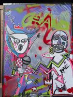 acrylic painting "Couples therapy" 2026