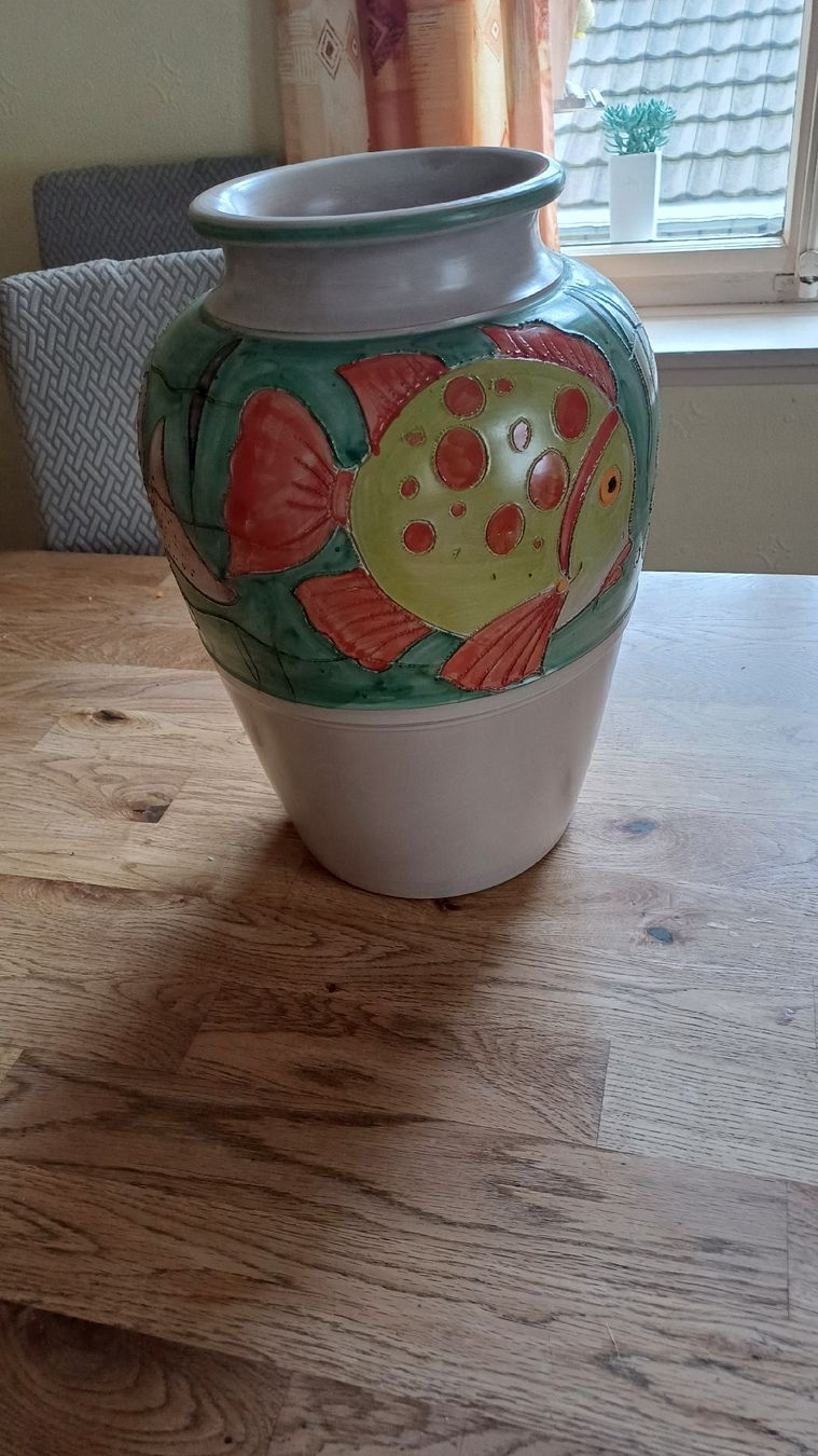 Vasi & Recipienti: Wunderschöne Keramikvase Signiert – Usato da Flawil venduto da Pinkmalibu