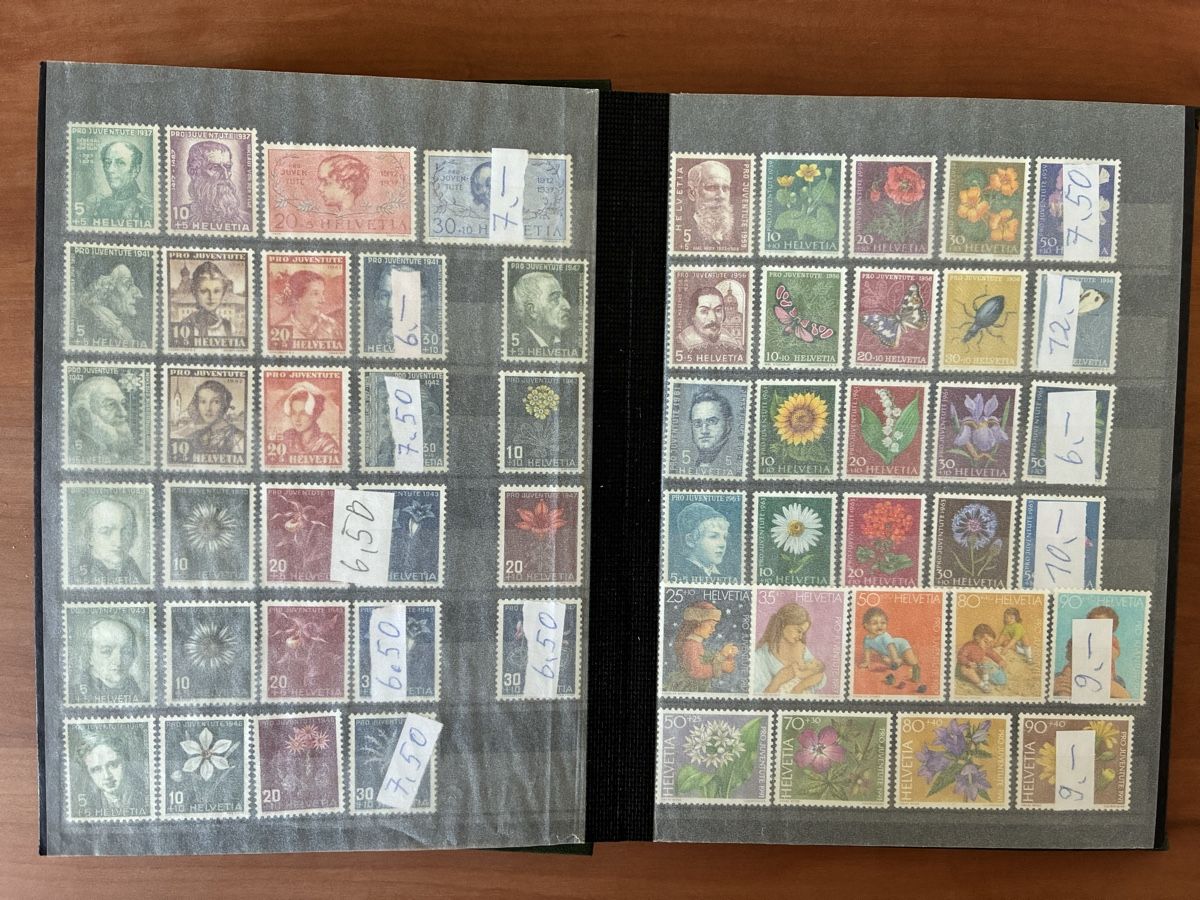 Tutti i francobolli: Album Pro Juventute, Postfrisch, mit & ohne Stempel – Nuovo (secondo la descrizione) da Basel venduto da luginbhl1431 2