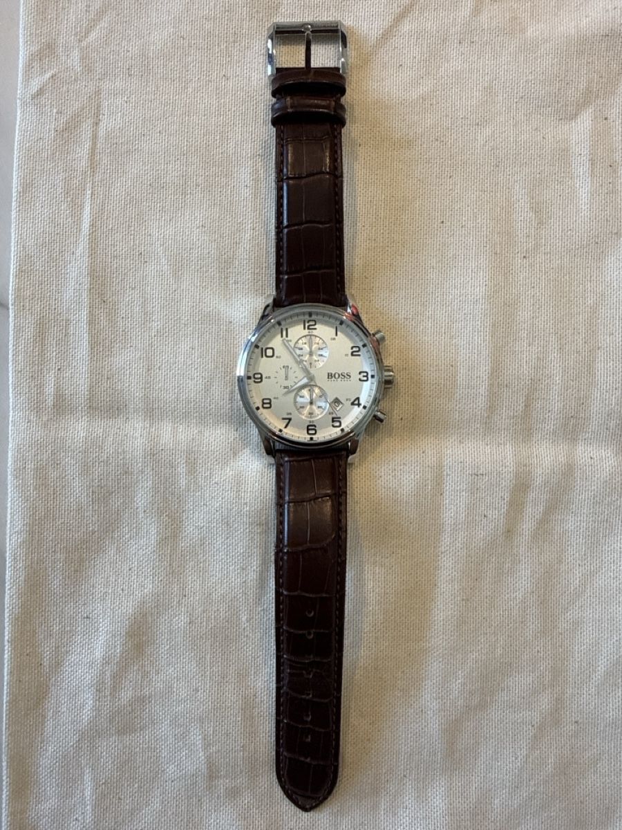Hugo Boss Orologi: Montre Chronographe BOSS - Comme Neuve  – Nuovo (secondo la descrizione) da Sion venduto da Sion1993