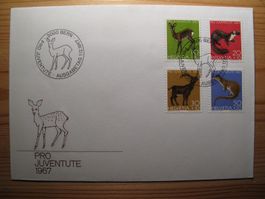 Pro Juventute 1967 FDC