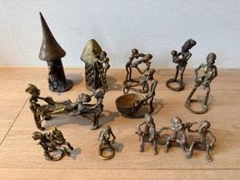 Afrikanische Bronze Figuren