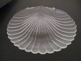 8  GlasTeller in Muschelform