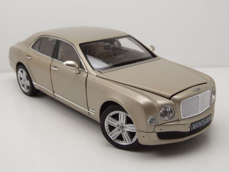 Bentley Modellini d'auto: BENTLEY MULSANNE GOLD 1:18 RASTAR – Nuovo e nell'imballaggio originale da Suhr venduto da Moebelsiralfred 4