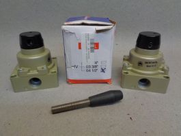 Pneumatisches Drehhebel-Handventil - 1/2" / HV-04