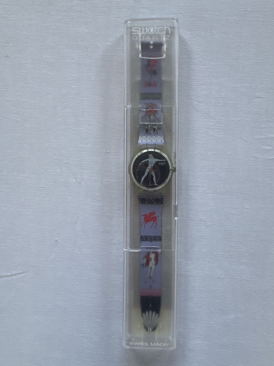 Swatch Uhren: Swatch Armbanduhr Discobolus – Neu und originalverpackt aus Unterentfelden von Loonah