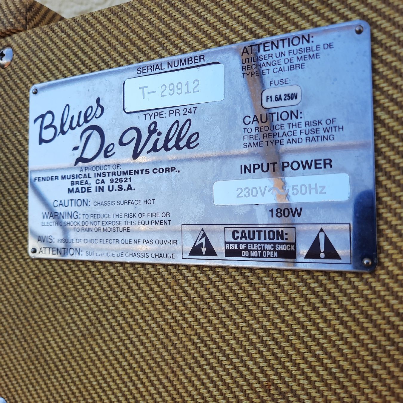 Verstärker: Fender Blues Deville 410 – Gebraucht aus meggen von gelbesmonster 6