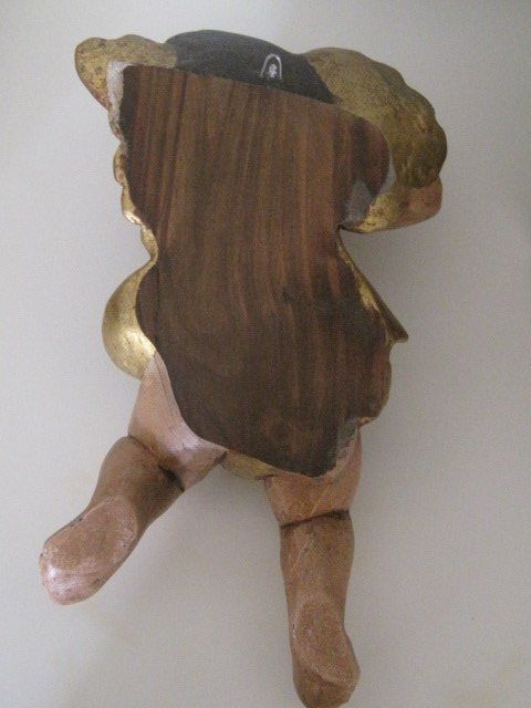 Figuren: antiker Engel aus Holz – Gebraucht aus Basel von cronat 5