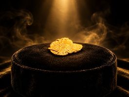 Goldnugget Alaska Spezial + mit Aussehen einer Platte