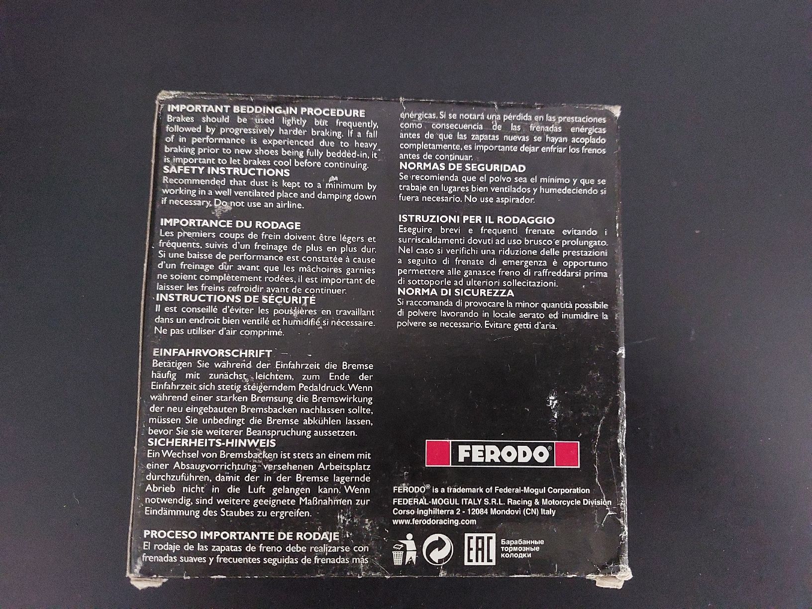 Toutes les pièces détachées moto: Ferodo Bremsbacken FSB707 Neu – Neuf avec emballage d'origine à Stansstad par behold.the.flux 2