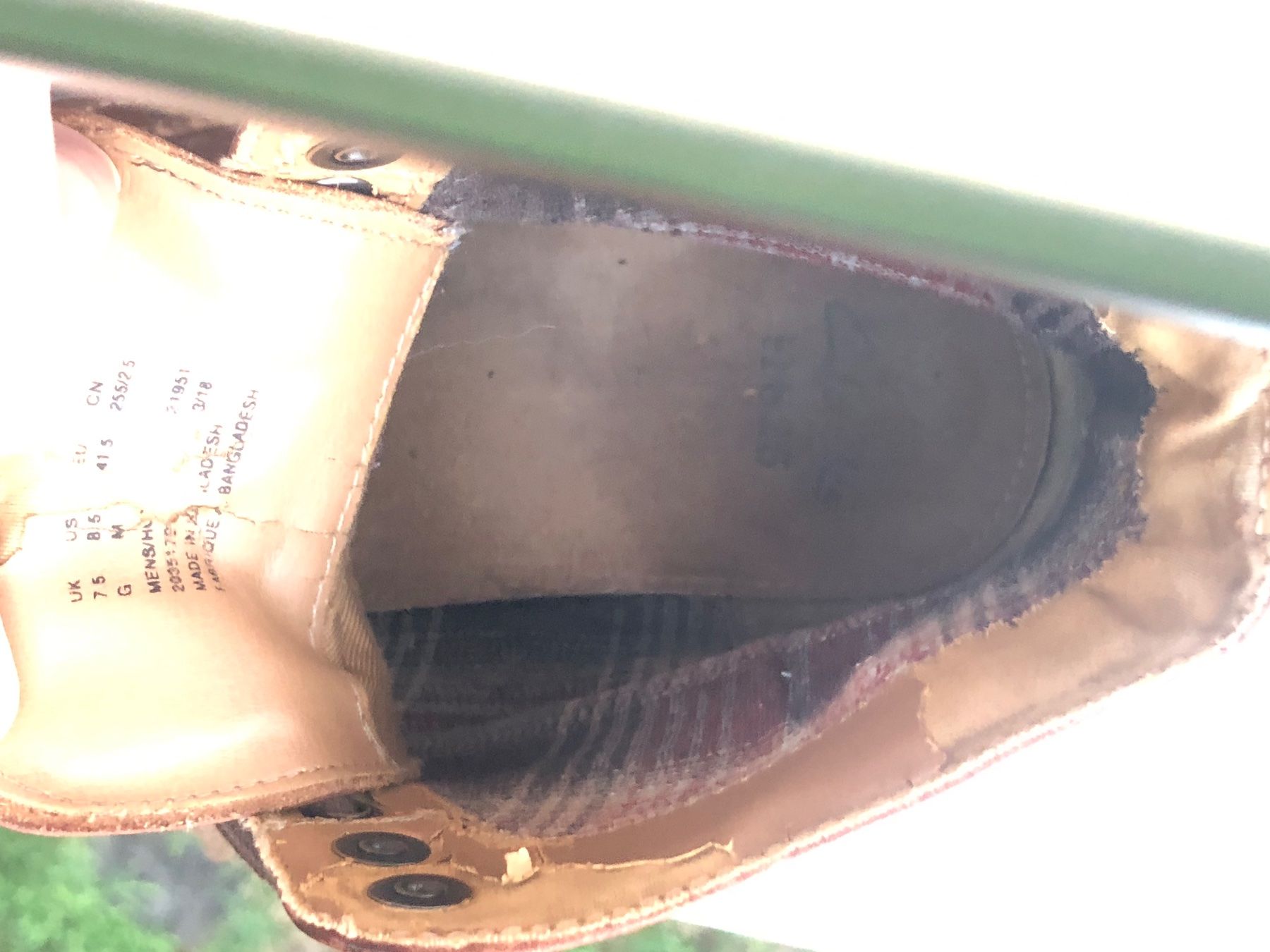 Clarks Scarpe da uomo: Burgundy Clarks service boots – Usato da Lausanne venduto da jul_jpm7 3