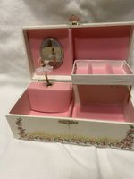 Boîte à bijoux musicale vintage - Ballerine et roses!