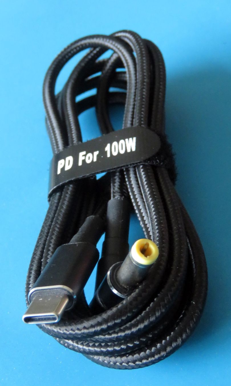 Cavi: Hochleistung-Ladekabel C-Type zu 5,5x2,5 Stecker – Nuovo (secondo la descrizione) da Untersiggenthal venduto da Zarkok 1